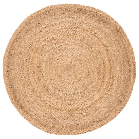 Safavieh 6 x 6 ft. Natural Fiber Contemporary Round Power Loomed Rug, Natural NFB310A-6R